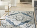 Country Blue area Rugs Nourison Geneva Traditional French Country Blue/grey 4′ X 6′ area Rug