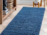 Country Blue area Rugs Nuloom Cosy soft Fluffy Navy Blue Rug 60cm X 90cm : Amazon.de …