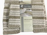 Country Living Bath Rugs town Country Living 2 Piece Cushioned Spa Bath Rugs Set