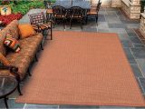 Couristan Saddle Stitch Indoor Outdoor area Rug Couristan Recife Saddle Stitch Indoor/outdoor area Rug, 2′ X 3’7″, Terracotta-natural