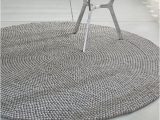 Crate and Barrel Round area Rugs Crate & Barrel Markus Steel 6.5′ Round Rug ($1,399) â¤ Liked On …