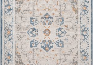 Cream and Navy Blue area Rugs Acadia Floral Cream Navy area Rug