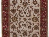 Cream and Red area Rugs Aaryan Cream Red area Rug