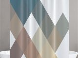 Croscill Fairfax Bath Rug Shower Curtain Set Squares Geometric Pattern