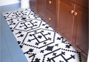 Custom Size Bathroom Rugs How to Sew Two Small Rugs to Her to Make A Custom Runner