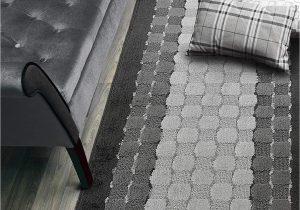 Cut to Fit Bath Rugs Custom Cut Hallway Runner Rug Slip Resistant 31 Inch Wide X Your Choice Of Length Checkered Anthracite 31 Inch X 15 Feet