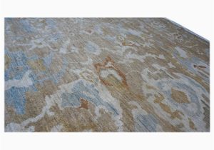 Danise Hand Woven Wool Light Gray area Rug Persischer Sultanabad-teppich Des 21. Jahrhunderts, 9×12 In Braun …