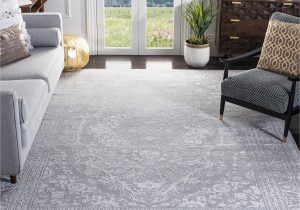 Danise Hand Woven Wool Light Gray area Rug Safavieh Reflection Collection 8′ X 10′ Light Grey/cream Rft668g Vintage Distressed area Rug