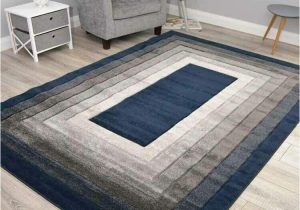 Dark Blue and Gray Rug New Dark Navy Blue Gray Rugs Small Extra Large Floor Carpet soft Thick Carved