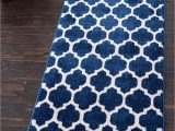 Dark Blue Rug Runner Dark Blue 2 7 X 8 Lattice Runner Rug