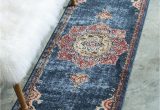 Dark Blue Runner Rug Dark Blue 2 X 6 Arcadia Runner Rug area Rugs