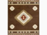Dark Brown and Blue area Rug Millwood Pines Thornton Dark Brown Baby Blue area Rug