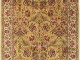 Dark Brown and Gold area Rugs Minatare Hand Knotted Wool Dark Gold area Rug