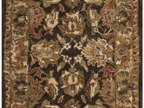 Dark Brown and Gold area Rugs Tingley Handwoven Wool Darkbrown Gold area Rug