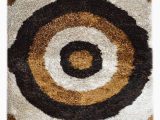 Dark Brown and Gold area Rugs toole Hand Tufted Ivory Dark Brown Gold area Rug