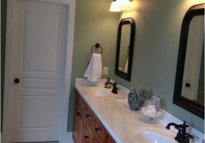 Dark Brown Bathroom Rug Sets Sherwin Williams Clary Sage Paint Color In A Bathroom