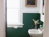 Dark forest Green Bathroom Rugs Easy Bathroom Makeover with forest Green and White Walls and