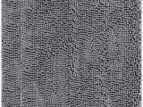 Dark Gray Bath Rugs Enkosi Chenille Bathroom Rug Mat Extremely soft Machine Washable Best Carpet Mats for Tub Shower and Bath Room 2 30×20 Rectangle Dark Gray