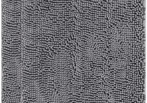 Dark Gray Bath Rugs Enkosi Chenille Bathroom Rug Mat Extremely soft Machine Washable Best Carpet Mats for Tub Shower and Bath Room 2 30×20 Rectangle Dark Gray