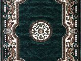 Dark Green area Rug 5×7 Kingdom Traditional area Rug Hunter Dark Green Persian Design D123 8 Feet X 10 Feet