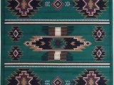 Dark Green area Rug 5×7 Rugs 4 Less Collection southwest Native American Indian area Rug Design In Hunter Dark Green Sw3 5 X7