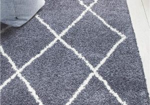 Dark Grey area Rug 5×7 Lapis Carpet & Rugs Lapis Vienna 5×7 Geometric Shaggy area