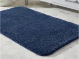 Dark Navy Blue Bath Rugs Home Decorators Collection Eloquence Navy 24 In. X 40 In. Nylon …