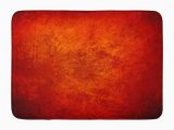 Dark orange Bathroom Rugs Kdagr Abstract orange Red Gold Warm Colors Black Corners