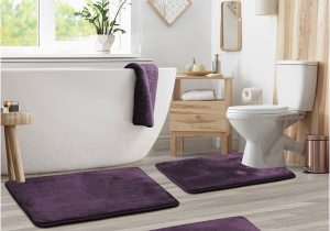Dark Purple Bath Rug Set Purple Bathroom Rug Sets Wayfair