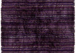 Dark Purple Bath Rugs Contemporary Shag Rugs Savona Flokati Polyster