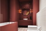 Dark Red Bathroom Rugs 51 Red Bathrooms Design Ideas with Tips to Decorate and