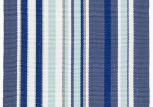 Dash and Albert Blue Rug Skyler Striped Handmade Flatweave Blue White Indoor Outdoor area Rug