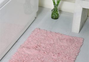 Designer Bathroom Rugs and Mats Pascoe Rectangular Cotton Non Slip solid Bath Rug