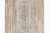 Destrie Hand Braided Blue area Rug Destrie Handmade Braided Blue/beige area Rug, Location: Indoor Use …