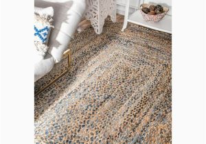 Destrie Hand Braided Blue area Rug Destrie Handmade Braided Blue/beige Rug