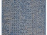 Diamond Scroll Blue Rug Fredericton Flatweave Blue Rug