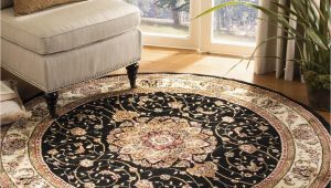 Discounted area Rugs with Free Shipping Round Traditional oriental Black area Rug **free Shipping**