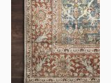 Djanira Ocean Rust area Rug Cassian oriental area Rug, Ocean & Rust, 7’6″ X 9’6″ – Wayfair …