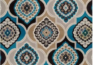 Does Homegoods Have area Rugs Century Home Goods Collection Panal and Diamonds area Rug Blues 8×10 Contemporary Rugs Blue 8×11 area Rug 8×10 Clearance Under 100