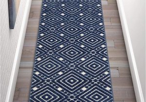 Does Marshalls Sell area Rugs Well Woven Cannes Blue Indoor Outdoor Diamond area Rug 2×7 2 3" X 7 3" Runner High Traffic Stain Resistant Traditional Geometric Carpet