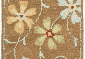 Does Ross Have area Rugs Ross Floral Handmade Hooked Wool Camel area Rug