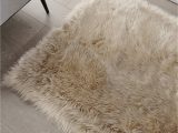 Dolcehome Plush Memory Foam area Rug soft Faux Sheepskin Fur area Rug Beige Fluffy Rug Plush Chair …