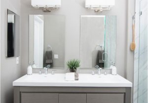 Double Sink Bathroom Rug San Go Makeup Vanity In Bathroom Contemporary with Gray