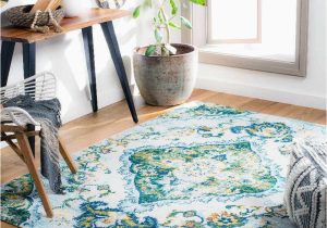 Dunmore Blue Green area Rug area Rugs 5×7 Modern Living Room 8×10 Large Bedroom Carpet Brongerga Green Rug