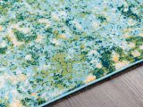 Dunmore Blue Green area Rug Chrys Vibrant Abstract area Rug