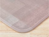 Dusty Rose Bath Rug Pale Dusty Rose and Grey Shades Bath Mat by Blertadk Med