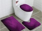 Eggplant Colored Bath Rugs Gohao Eggplant Purple Flannel Bath Rugs, 3′ X 2′ (3 Pieces)