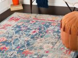 Elias Gray Teal area Rug Elias Navy & Red Updated Traditional area Rug – 5’3″ X 7’6″