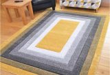 Extra Large area Rugs Amazon New Hand Carved Ochre Gold Grey Mustard Black Silver Small Extra Size House Rugs Ochre Gold Border 60cm X 110cm