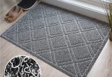 Extra Large Indoor Outdoor area Rugs Brighaus Large Indoor Outdoor Non Slip Heavy Duty Front Door Mat for Outdoor Patio Indoor Entrance Dirty Snow Mud Mud – Black/white, Modern